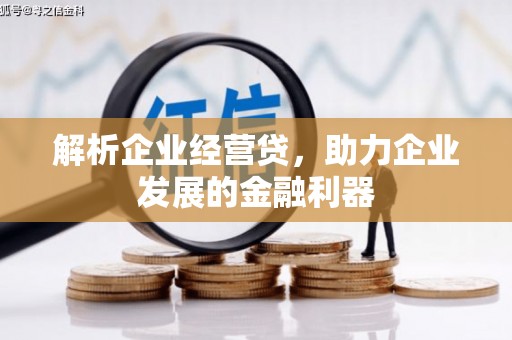 慈溪解析企业经营贷，助力企业发展的金融利器