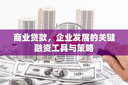 慈溪商业贷款，企业发展的关键融资工具与策略