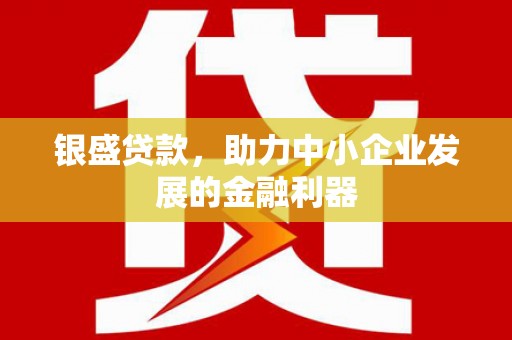 慈溪银盛贷款，助力中小企业发展的金融利器