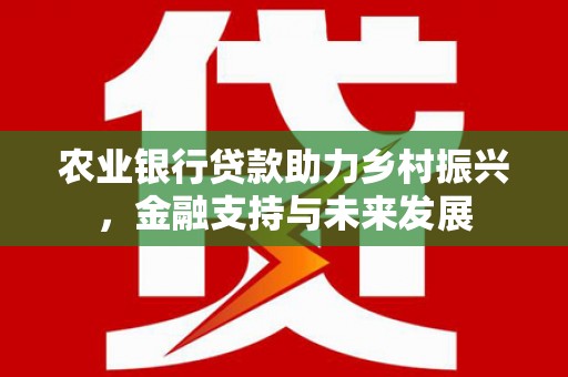 慈溪农业银行贷款助力乡村振兴，金融支持与未来发展