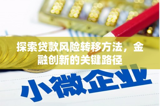 慈溪探索贷款风险转移方法，金融创新的关键路径