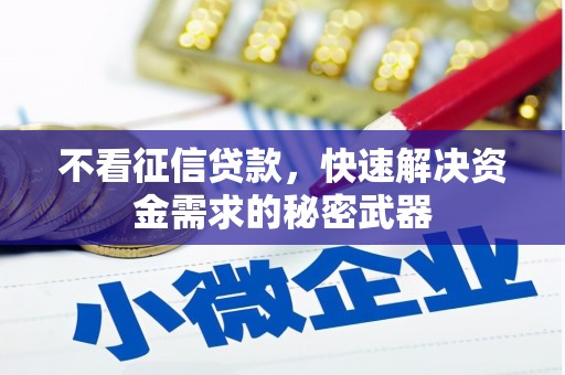 慈溪不看征信贷款，快速解决资金需求的秘密武器