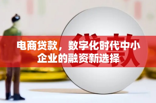 慈溪电商贷款，数字化时代中小企业的融资新选择