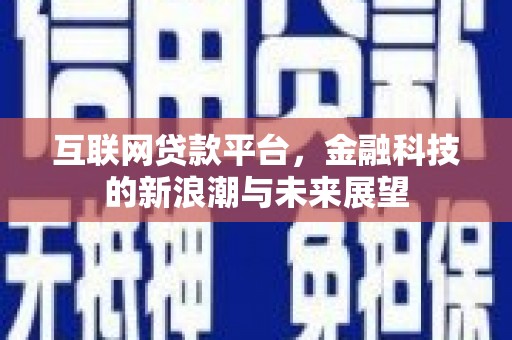 慈溪互联网贷款平台，金融科技的新浪潮与未来展望