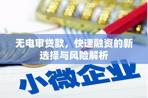 慈溪无电审贷款，快速融资的新选择与风险解析