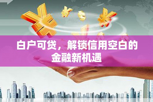 慈溪白户可贷，解锁信用空白的金融新机遇