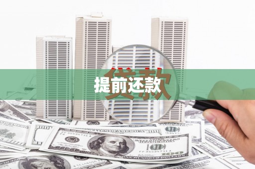 慈溪提前还款