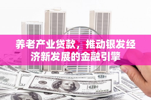 慈溪养老产业贷款，推动银发经济新发展的金融引擎