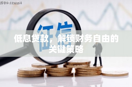 慈溪低息贷款，解锁财务自由的关键策略