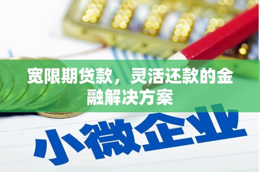 慈溪宽限期贷款，灵活还款的金融解决方案