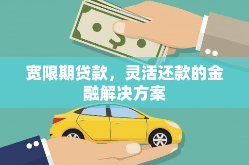 慈溪宽限期贷款，灵活还款的金融解决方案