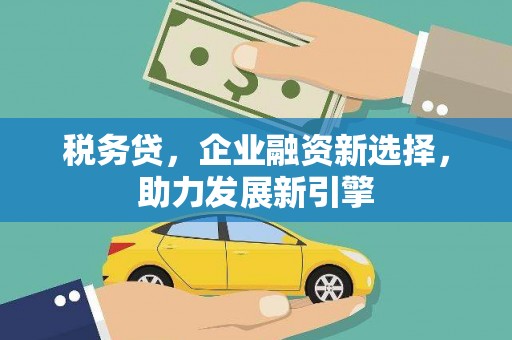 慈溪税务贷，企业融资新选择，助力发展新引擎